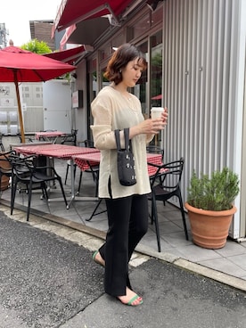 KOMORI_166cmさん（レディース・166cm）の夏コーディネート