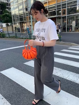 KOMORI_166cmさん（レディース・166cm）の夏コーディネート