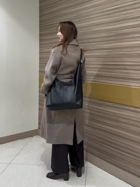 「アイテム（チャーム）」を使った、sakamotoさん（レディース・160cm）の冬コーディネート