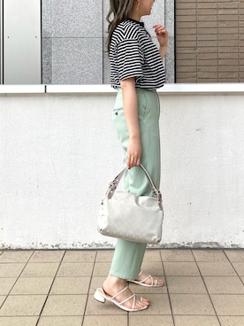 「Diosfront（ディオスフロント）のアイテム」を使った、sakamotoさん（レディース・160cm）の夏コーディネート