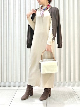 「SFW（エスエフダブリュー）のアイテム（シューズ）」を使った、sakamotoさん（レディース・160cm）の秋コーディネート
