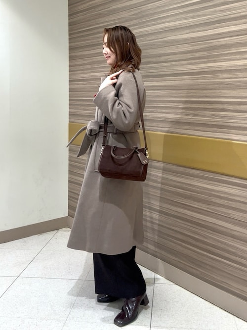 スエード2WAYミニボストンバッグ（ボストンバッグ）｜russet（ラシット