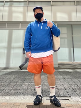 「MUNSINGWEAR（マンシングウェア）のアイテム」を使った、SuGaKeNさん（メンズ・170cm）の春コーディネート