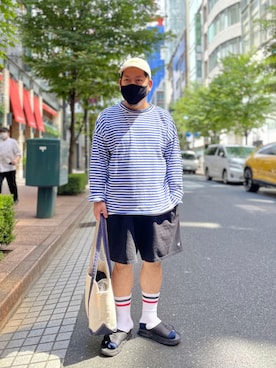 「NEAT（ニート）のアイテム（帽子）」を使った、SuGaKeNさん（メンズ・170cm）の夏コーディネート