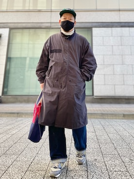 「EBBETS FIELD FLANNELS（エベッツフィールドフランネルズ）のアイテム」を使った、SuGaKeNさん（メンズ・170cm）の冬コーディネート