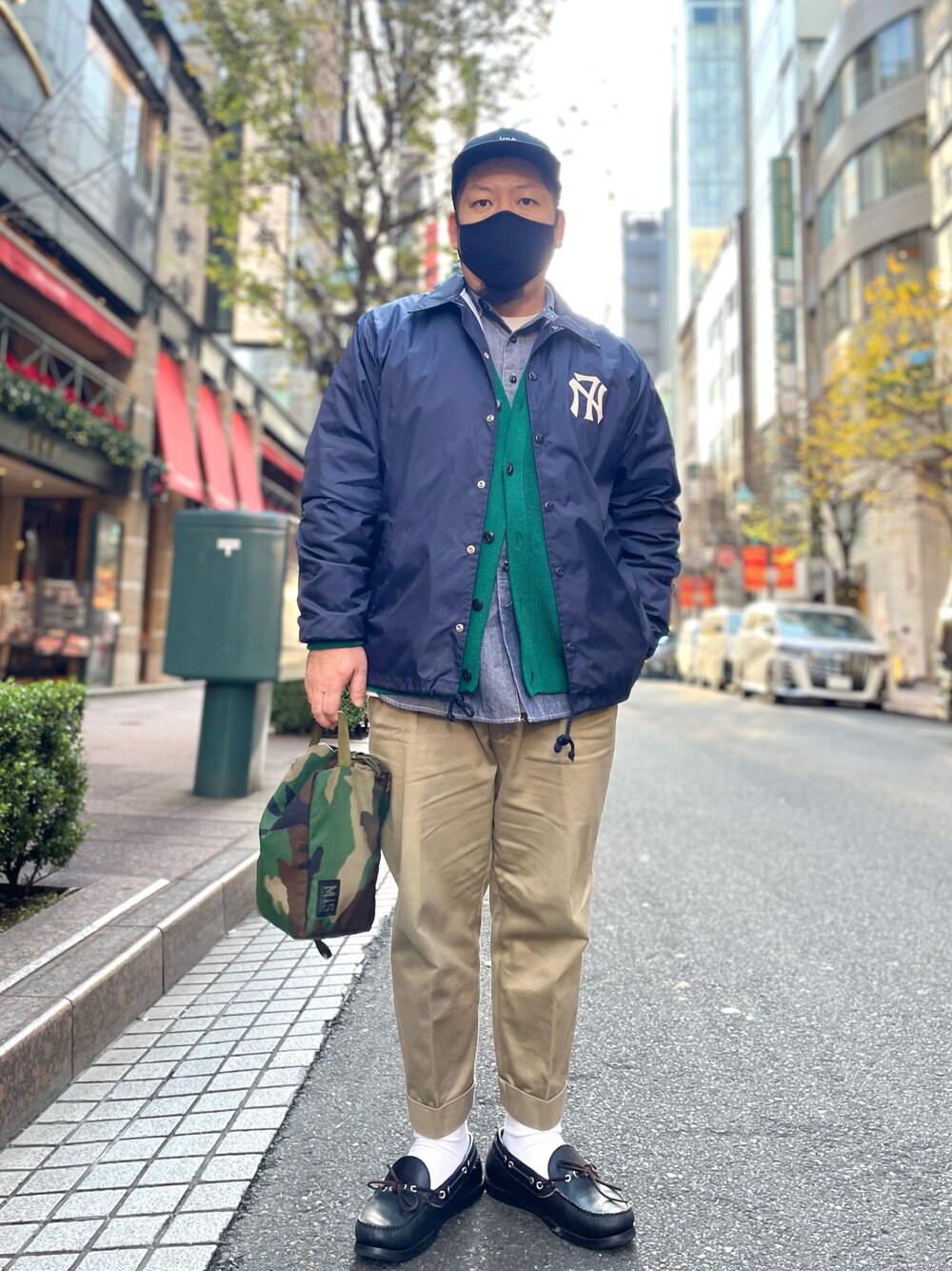 NEXUSVIIのナイロンジャケットを使った人気ファッションコーディネート 