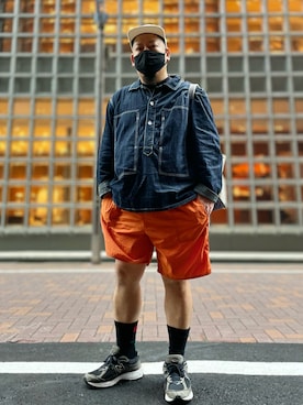 「MUNSINGWEAR（マンシングウェア）のアイテム」を使った、SuGaKeNさん（メンズ・170cm）の春コーディネート