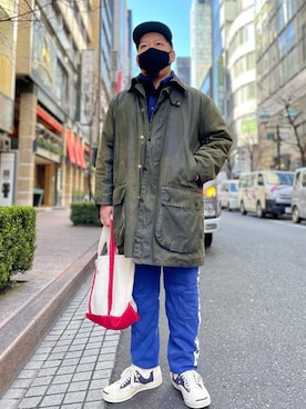 「EBBETS FIELD FLANNELS（エベッツフィールドフランネルズ）のアイテム」を使った、SuGaKeNさん（メンズ・170cm）の冬コーディネート