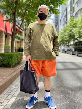 「MUNSINGWEAR（マンシングウェア）のアイテム」を使った、SuGaKeNさん（メンズ・170cm）の夏コーディネート
