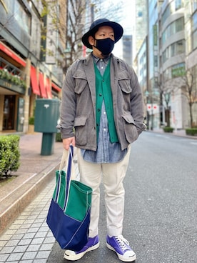 SuGaKeNさん（メンズ・170cm）の冬コーディネート