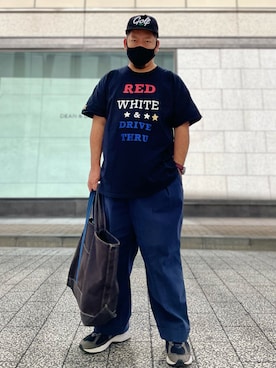 「アイテム（デジタル腕時計）」を使った、SuGaKeNさん（メンズ・170cm）の秋コーディネート