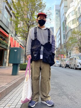 「BEAMS PLUS（ビームスプラス）のアイテム」を使った、SuGaKeNさん（メンズ・170cm）の秋コーディネート