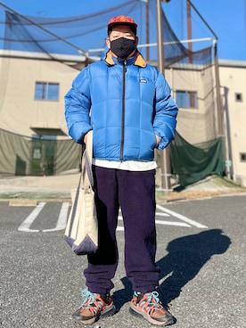 「BEAMS PLUS（ビームスプラス）のアイテム（キャップ）」を使った、SuGaKeNさん（メンズ・170cm）の冬コーディネート