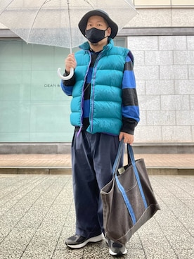 「ラガーシャツ」｜「アイテム（パンツ）」を使った、SuGaKeNさん（メンズ・170cm）の春コーディネート