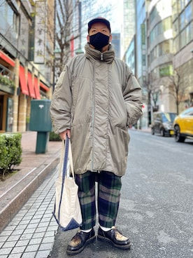 「モンスターパーカー」｜「アイテム（その他）」を使った、SuGaKeNさん（メンズ・170cm）の冬コーディネート