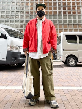 「EBBETS FIELD FLANNELS（エベッツフィールドフランネルズ）のアイテム」を使った、SuGaKeNさん（メンズ・170cm）の冬コーディネート