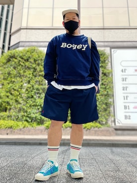 「CONVERSE SKATEBOARDING（コンバーススケートボーディング）のアイテム」を使った、SuGaKeNさん（メンズ・170cm）の春コーディネート