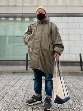 「モンスターパーカー」｜「アイテム（その他アウター）」を使った、SuGaKeNさん（メンズ・170cm）の冬コーディネート