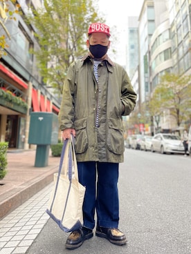 「Paraboot（パラブーツ）のアイテム（モカシン/デッキシューズ）」を使った、SuGaKeNさん（メンズ・170cm）の秋コーディネート