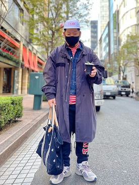 「アイテム（その他、グリーン系）」を使った、SuGaKeNさん（メンズ・170cm）の秋コーディネート