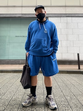 「MUNSINGWEAR（マンシングウェア）のアイテム」を使った、SuGaKeNさん（メンズ・170cm）の春コーディネート