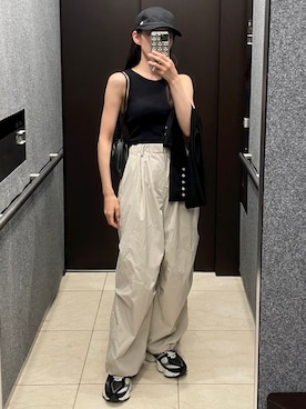 「TOTEME（トーテム）のアイテム」を使った、𝘼𝙕𝙐𝙎𝘼さん（レディース・153cm）の夏コーディネート