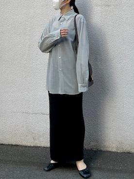 「gray」｜𝘼𝙕𝙐𝙎𝘼さん（レディース・153cm）の春コーディネート