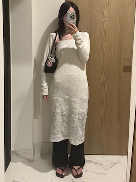 「DHOLIC（ディーホリック）のアイテム」を使った、𝘼𝙕𝙐𝙎𝘼さん（レディース・153cm）の夏コーディネート