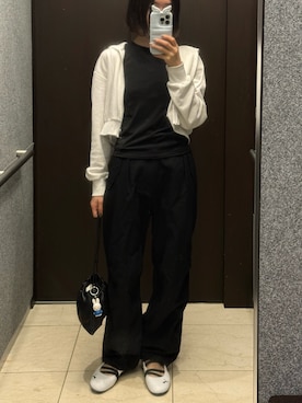 「SIWEM（シウム）のアイテム」を使った、𝘼𝙕𝙐𝙎𝘼さん（レディース・153cm）の春コーディネート