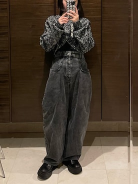 「ISABEL MARANT（イザベルマラン）のアイテム（パンツ）」を使った、𝘼𝙕𝙐𝙎𝘼さん（レディース・153cm）の春コーディネート