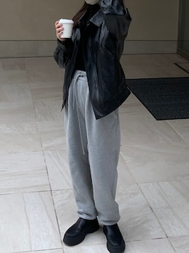 「LADY VOLUME（レディーボリューム）のアイテム」を使った、𝘼𝙕𝙐𝙎𝘼さん（レディース・153cm）の冬コーディネート