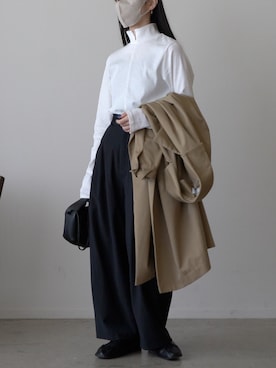 「BLACK BY MOUSSY（ブラックバイマウジー）のアイテム（ジャケット/アウター）」を使った、𝘼𝙕𝙐𝙎𝘼さん（レディース・153cm）の春コーディネート