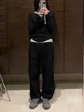 「SIWEM（シウム）のアイテム」を使った、𝘼𝙕𝙐𝙎𝘼さん（レディース・153cm）の春コーディネート