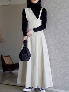 𝘼𝙕𝙐𝙎𝘼さん(レディース・153cm)の秋コーディネート