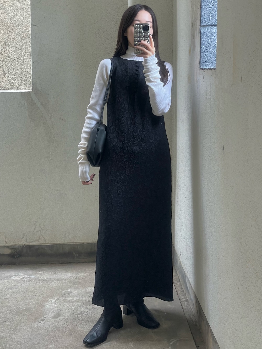 siwem BLOSSOM JACQUARD PENCIL DRESS Sサイズ SIWEM(シウム) ONLINE STORE / BLOSSOM JACQUARD PENCIL DRESS