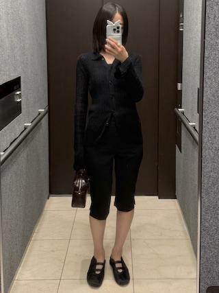 Didot.showroom（ディドット ショールーム）の「スリムバイカーパンツ