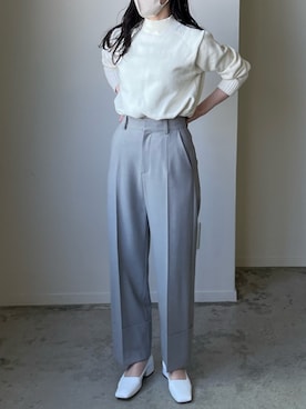 「gray」｜𝘼𝙕𝙐𝙎𝘼さん（レディース・153cm）の春コーディネート