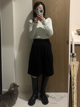 「EMMEL REFINES（エメルリファインズ）のアイテム」を使った、𝘼𝙕𝙐𝙎𝘼さん（レディース・153cm）の春コーディネート