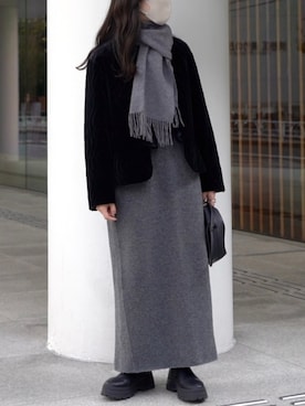 「MEER.（メーア）のアイテム」を使った、𝘼𝙕𝙐𝙎𝘼さん（レディース・153cm）の秋コーディネート