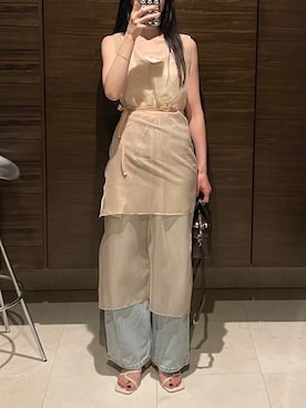 𝘼𝙕𝙐𝙎𝘼さん（レディース・153cm）の夏コーディネート