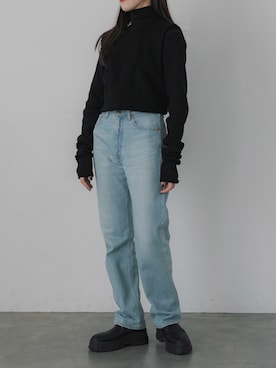 「Tu es mon TRESOR（トゥ エ モン トレゾア）のアイテム」を使った、𝘼𝙕𝙐𝙎𝘼さん（レディース・153cm）の秋コーディネート