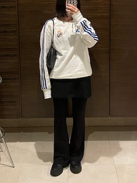 「BLACK BY MOUSSY（ブラックバイマウジー）のアイテム」を使った、𝘼𝙕𝙐𝙎𝘼さん（レディース・153cm）の秋コーディネート