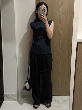 「K.JACQUES（ケイジャック）のアイテム」を使った、𝘼𝙕𝙐𝙎𝘼さん（レディース・153cm）の夏コーディネート