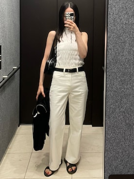 「K.JACQUES（ケイジャック）のアイテム」を使った、𝘼𝙕𝙐𝙎𝘼さん（レディース・153cm）の秋コーディネート