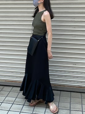 「URBAN BOBBY（アーバンボビー）のアイテム」を使った、𝘼𝙕𝙐𝙎𝘼さん（レディース・153cm）の夏コーディネート