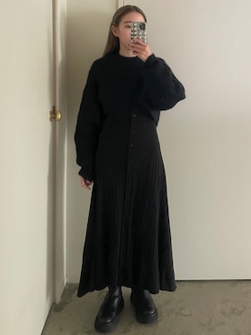 「Weekend Max Mara（ウイークエンドマックスマーラ）のアイテム」を使った、𝘼𝙕𝙐𝙎𝘼さん（レディース・153cm）の冬コーディネート