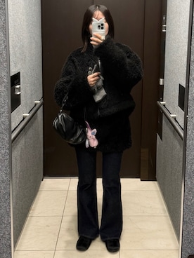 𝘼𝙕𝙐𝙎𝘼さん（レディース・153cm）の冬コーディネート