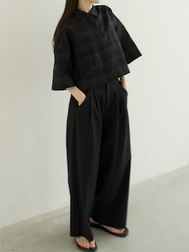 「TOTEME（トーテム）のアイテム」を使った、𝘼𝙕𝙐𝙎𝘼さん（レディース・153cm）の春コーディネート