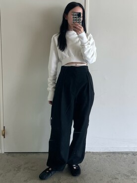 「SIWEM（シウム）のアイテム」を使った、𝘼𝙕𝙐𝙎𝘼さん（レディース・153cm）の春コーディネート