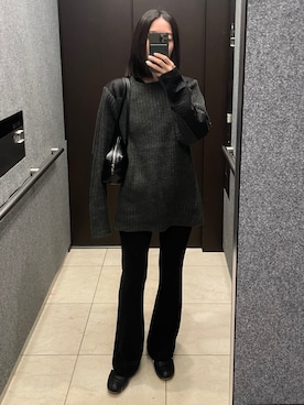 「アイテム（パンツ）」を使った、𝘼𝙕𝙐𝙎𝘼さん（レディース・153cm）の秋コーディネート